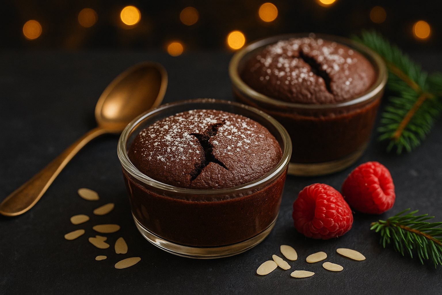 Protein lava cake
