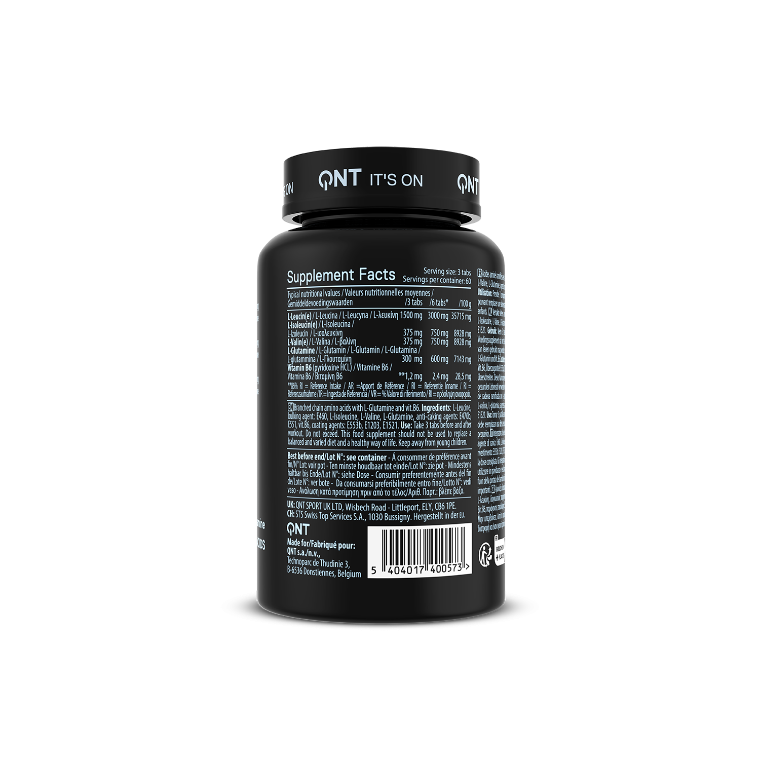 BCAA 4:1:1 + L-Glutamine | 180 Tabs