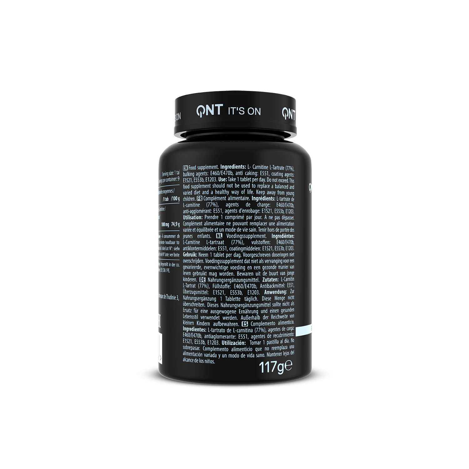 Maxi L-Carnitine 1000 mg | 90 Tablets | QNT