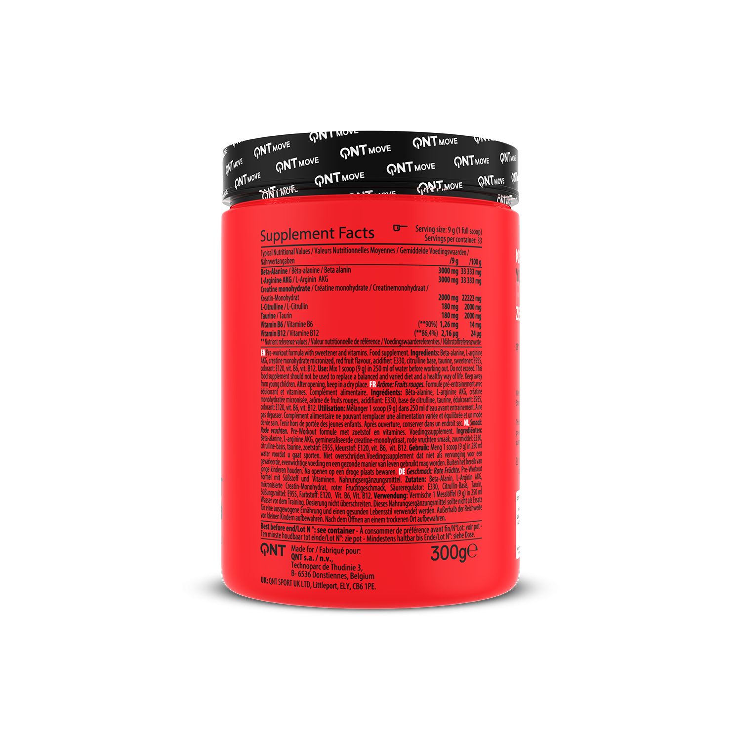 Pre Workout Pump RX Red Fruits | 300 g