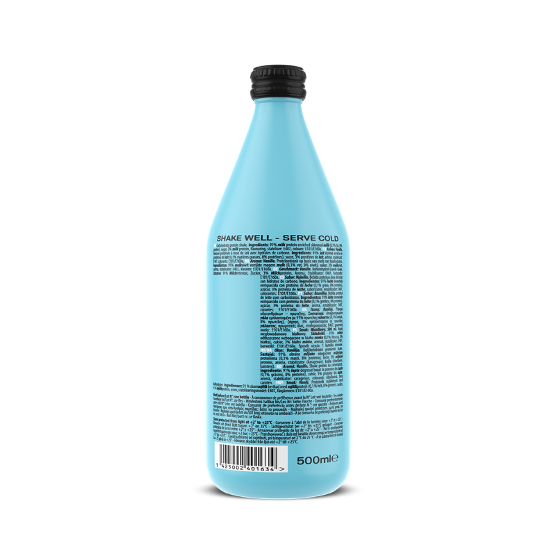 Protein Shake Glass Bottle | 500 ml