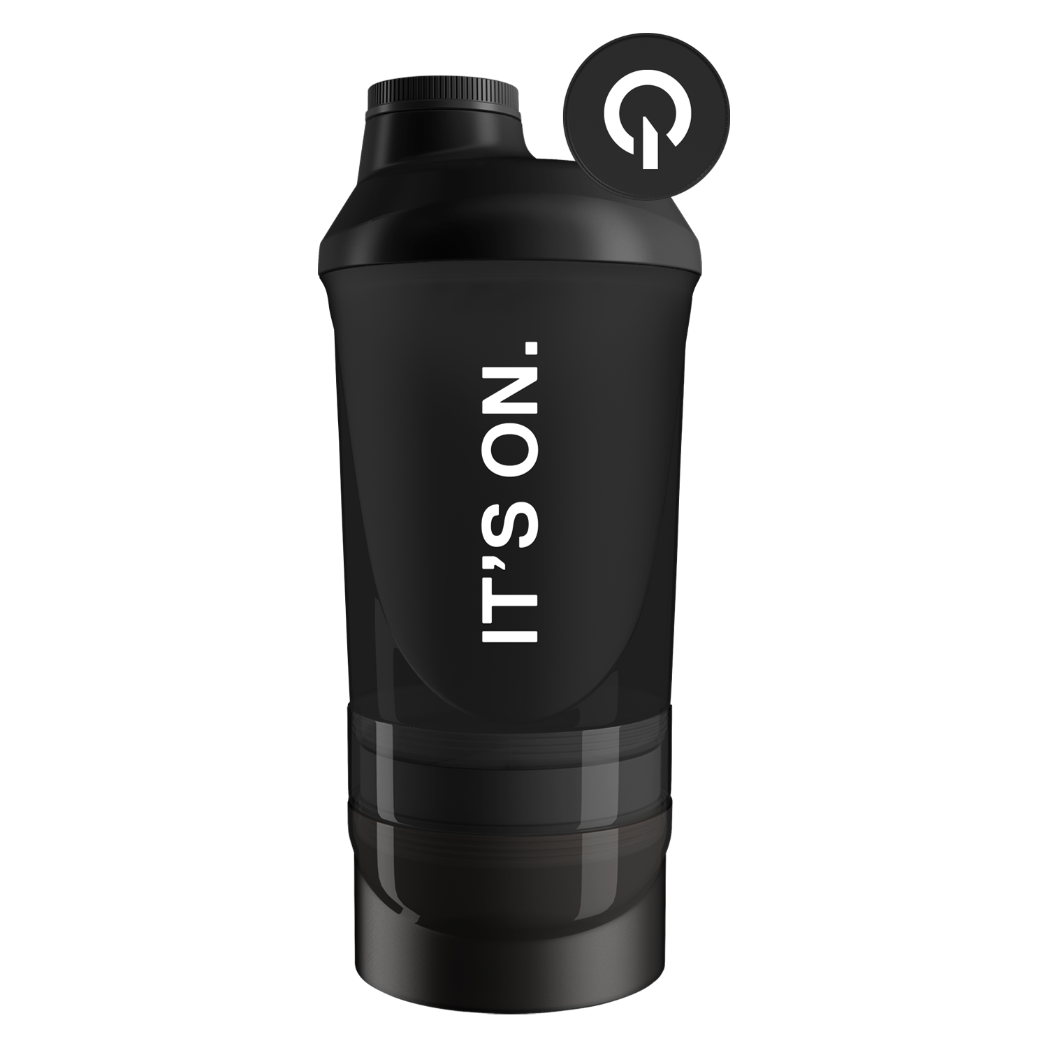Shaker QNT IT'S ON black smoke | 600 ml + 350 ml