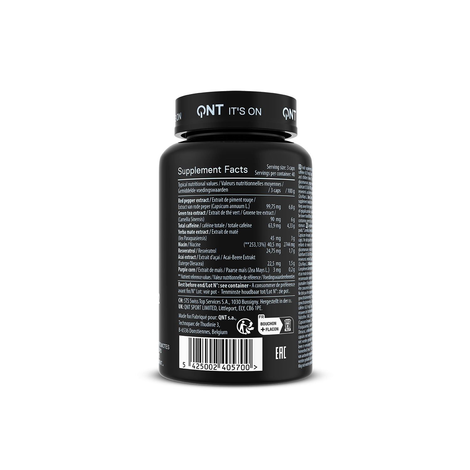 Riptek V2 Thermogenic Fat Burner | 120 Caps