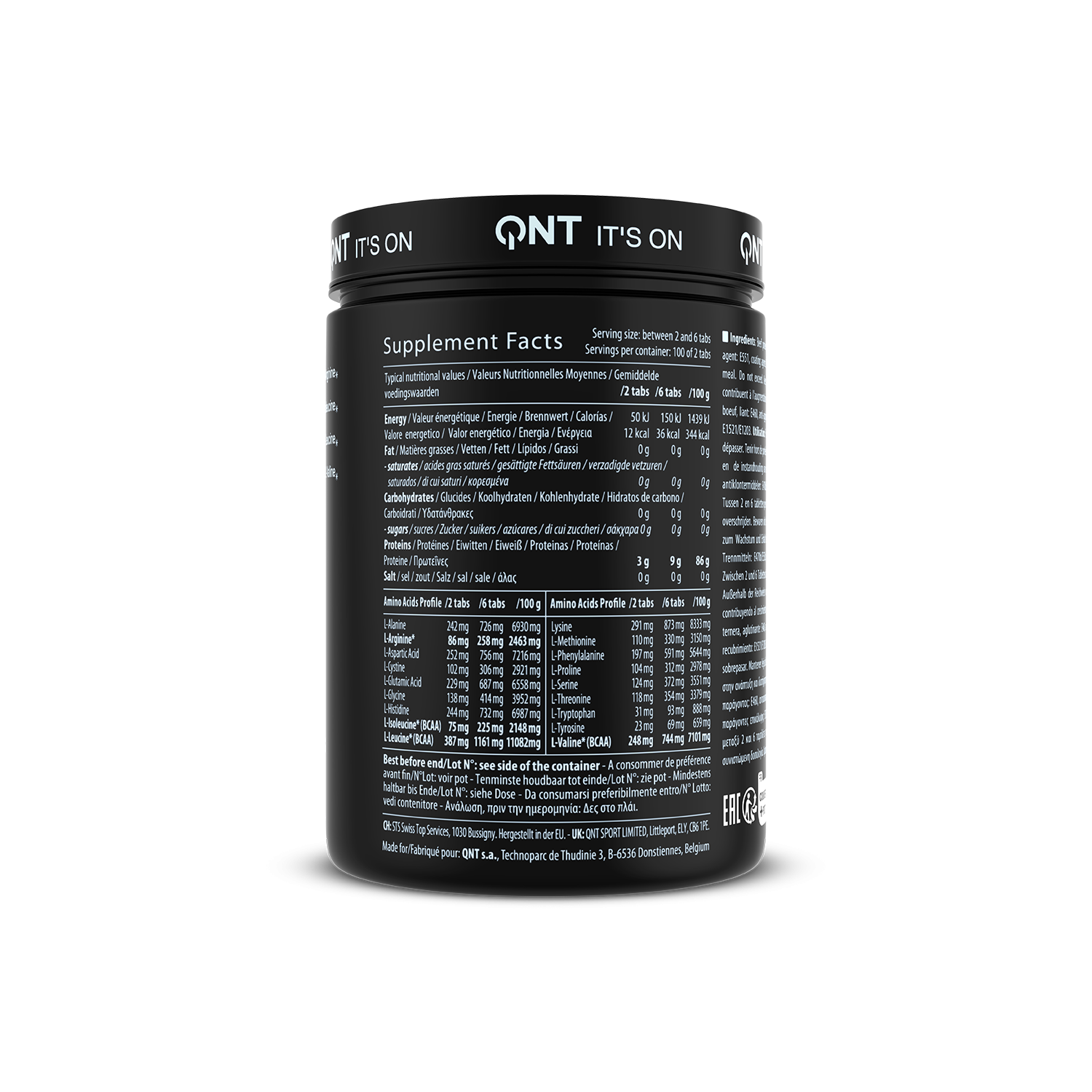 Amino Acid 3000 mg 100% BEEF | 200 Tabs