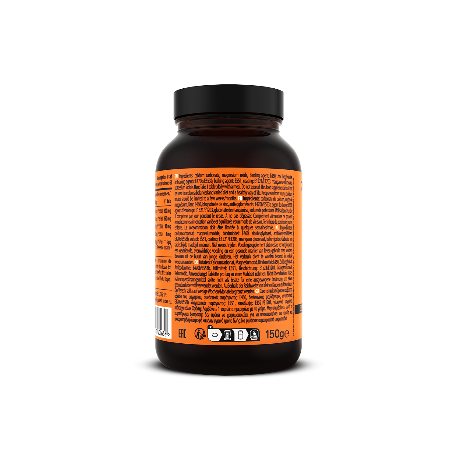 Calcium-Magnesium-Zinc | 60 Tabs