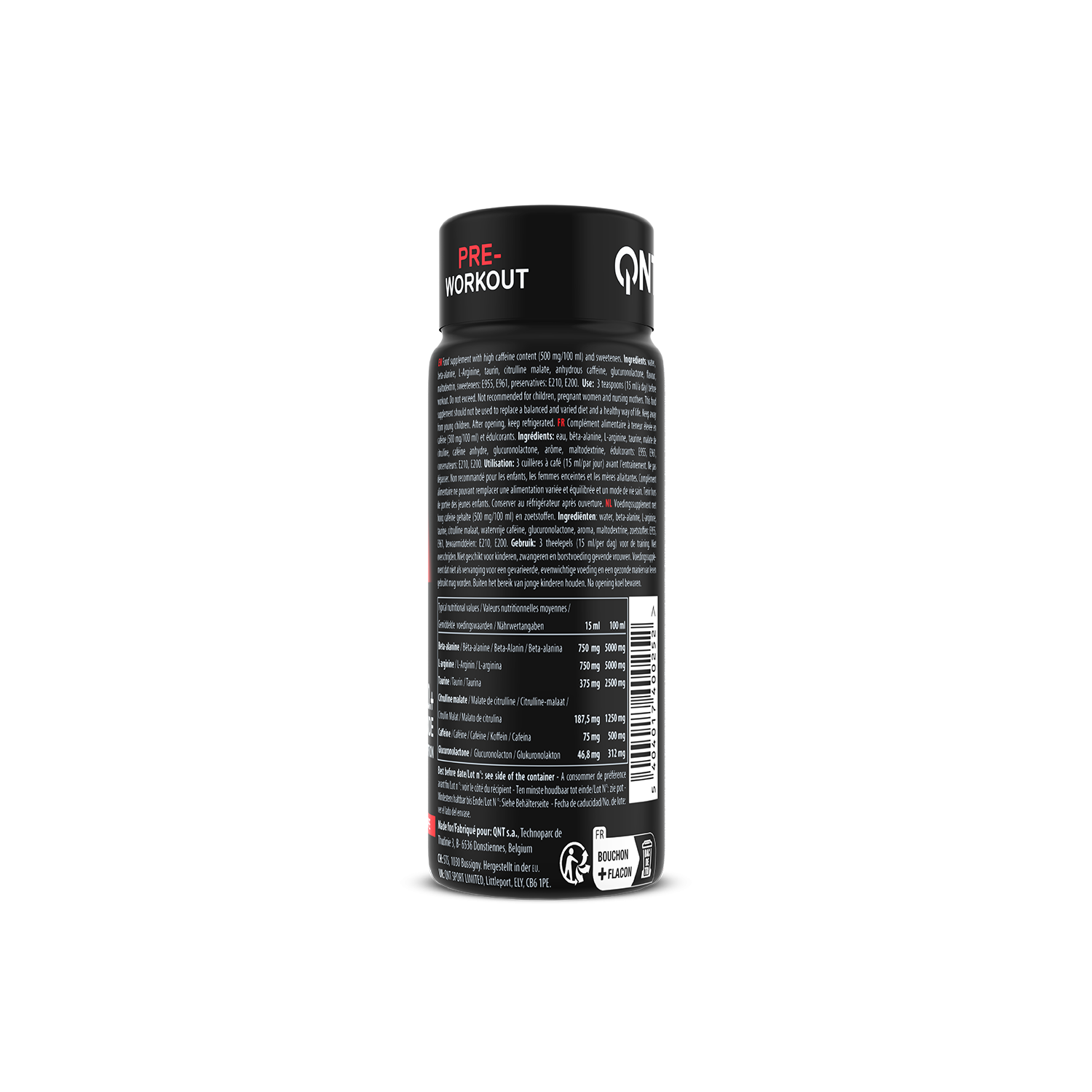 Elite N.0.+ Pre Workout Cherry-Grape | 12 x 80 ml