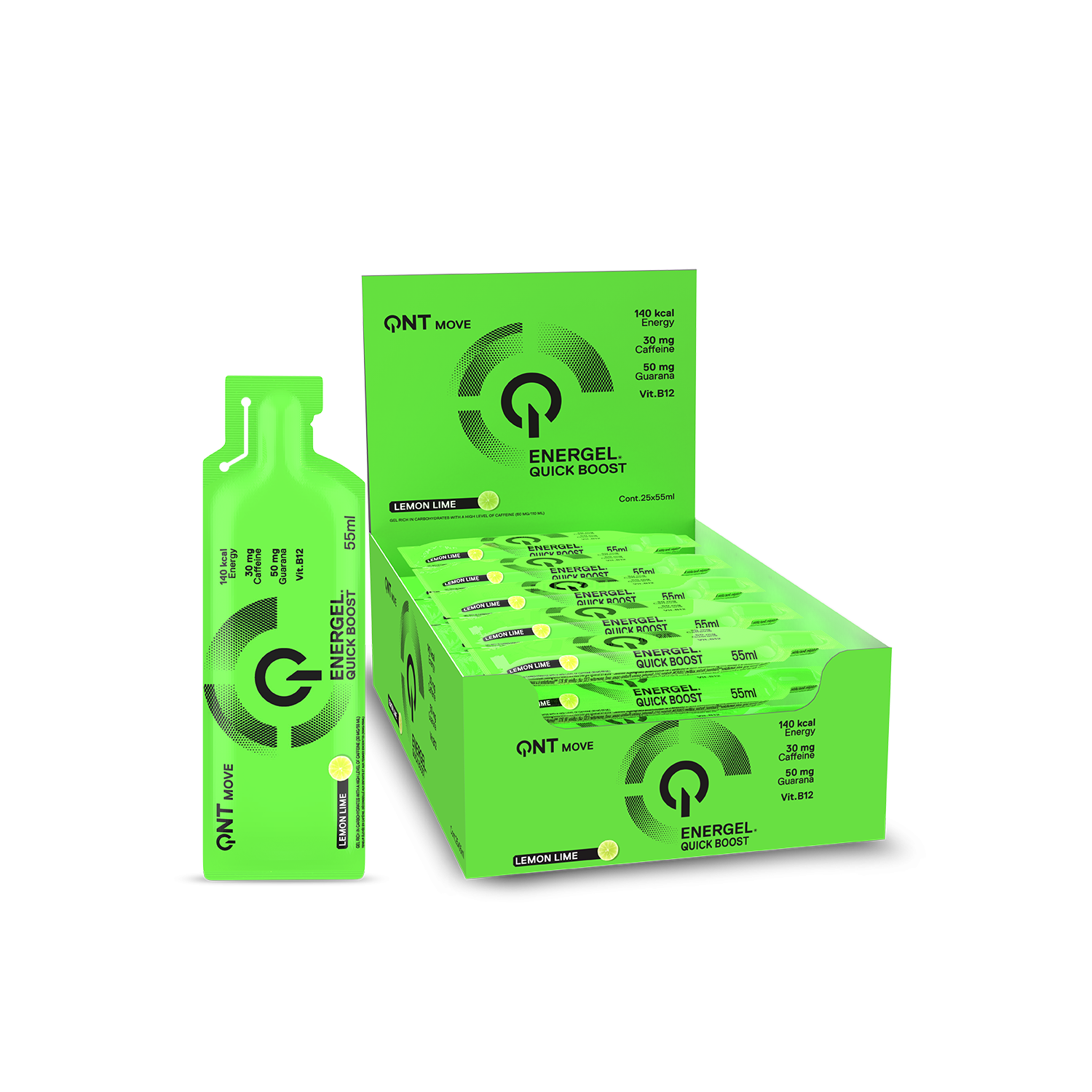 Energel Quick Boost Energy Gel | 25 x 55 ml