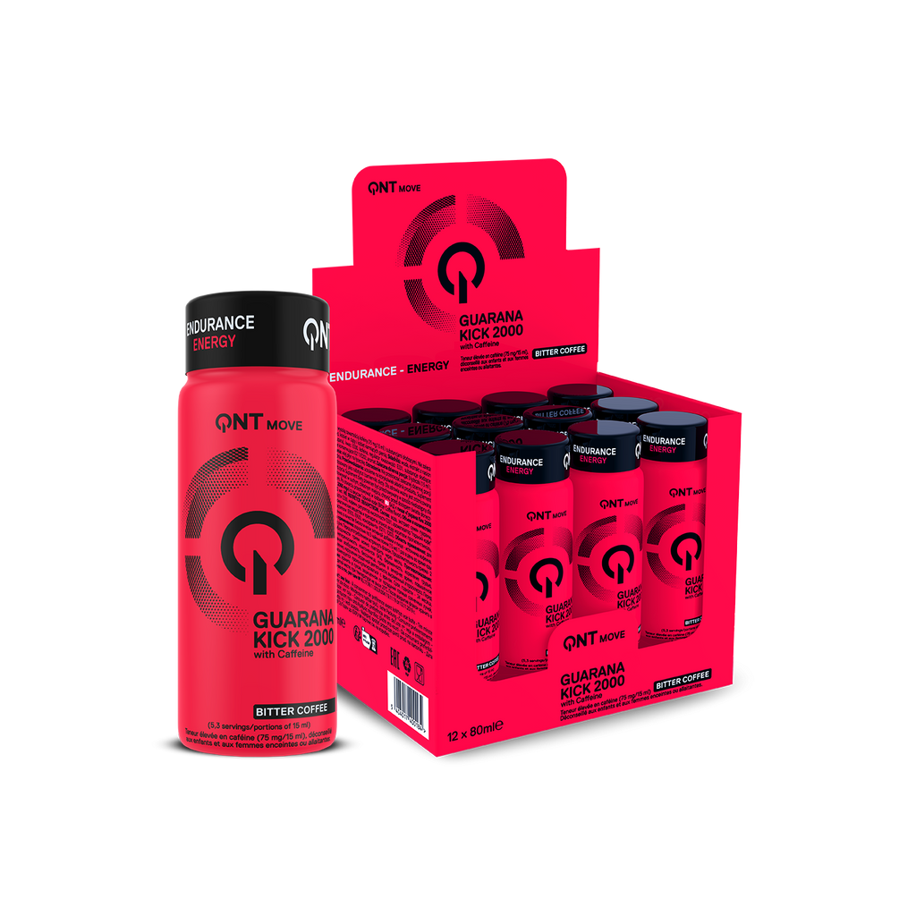 Guarana Kick 2000 mg Bitter Coffee | 12 x 80 ml
