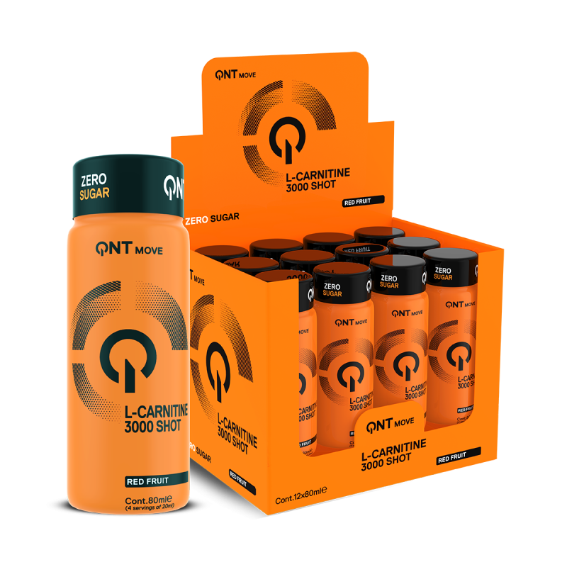 L-Carnitine 3000 mg Red Fruits | 12 x 80 ml