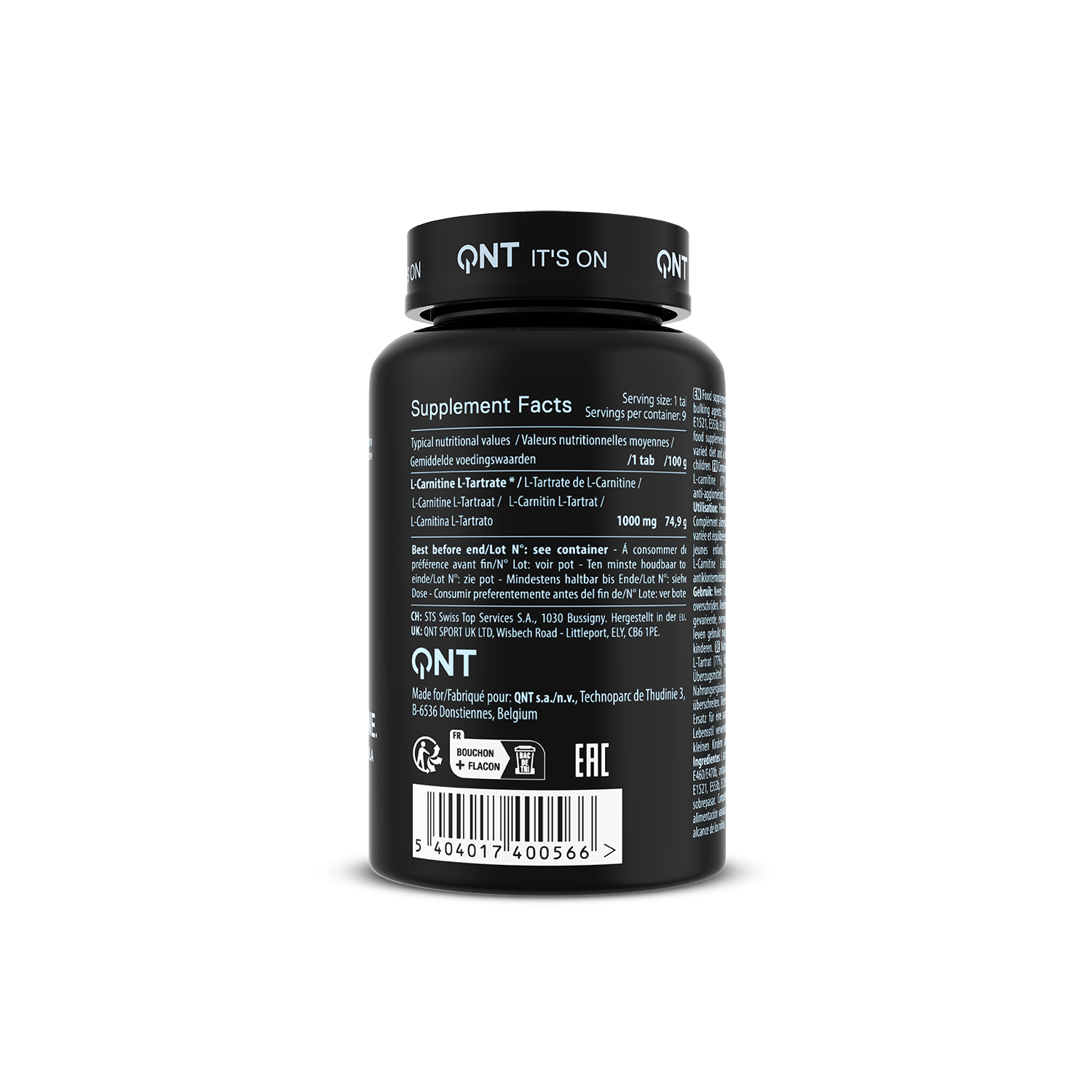 Maxi L-Carnitine 1000 mg | 90 Tablets | QNT