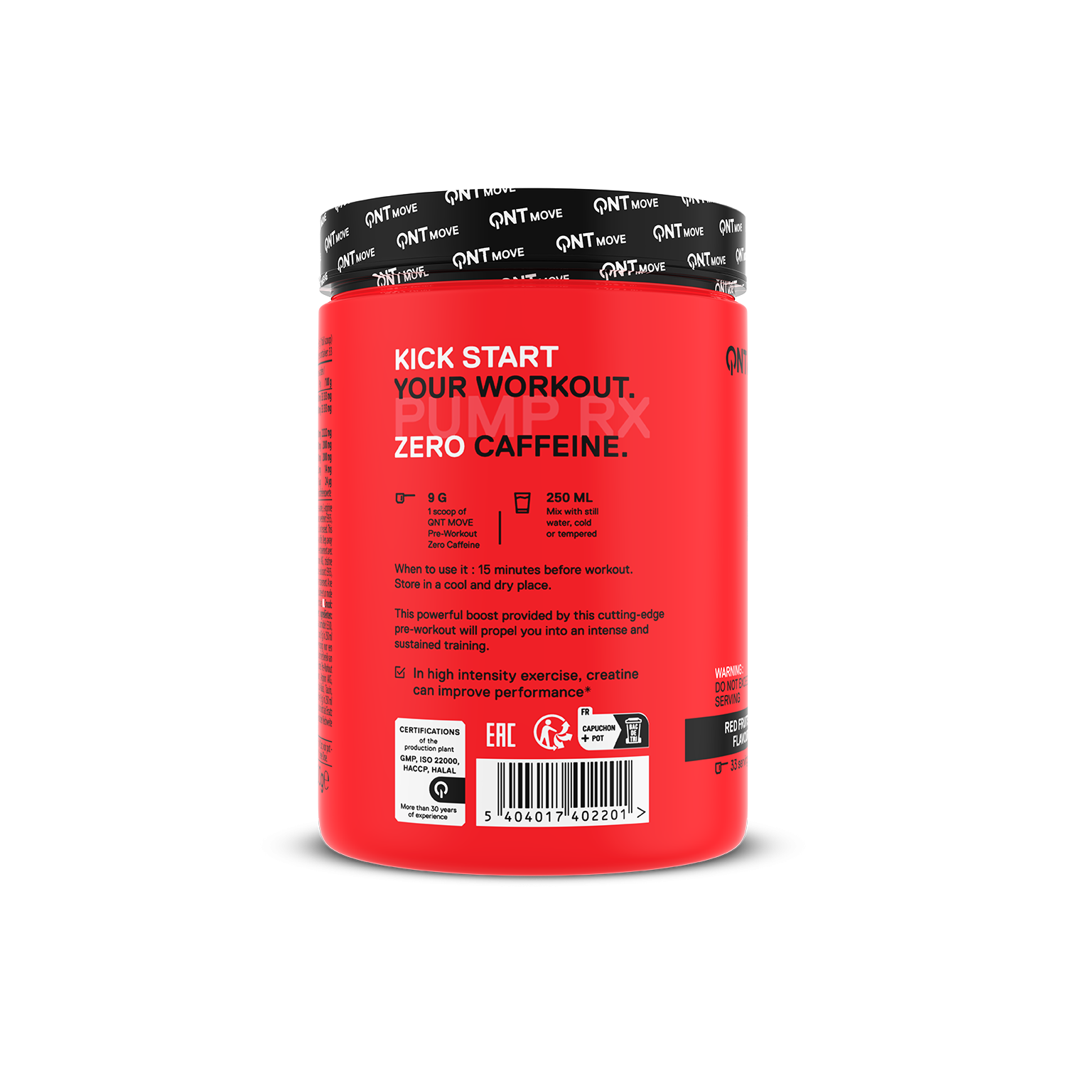Pre Workout Pump RX Red Fruits | 300 g