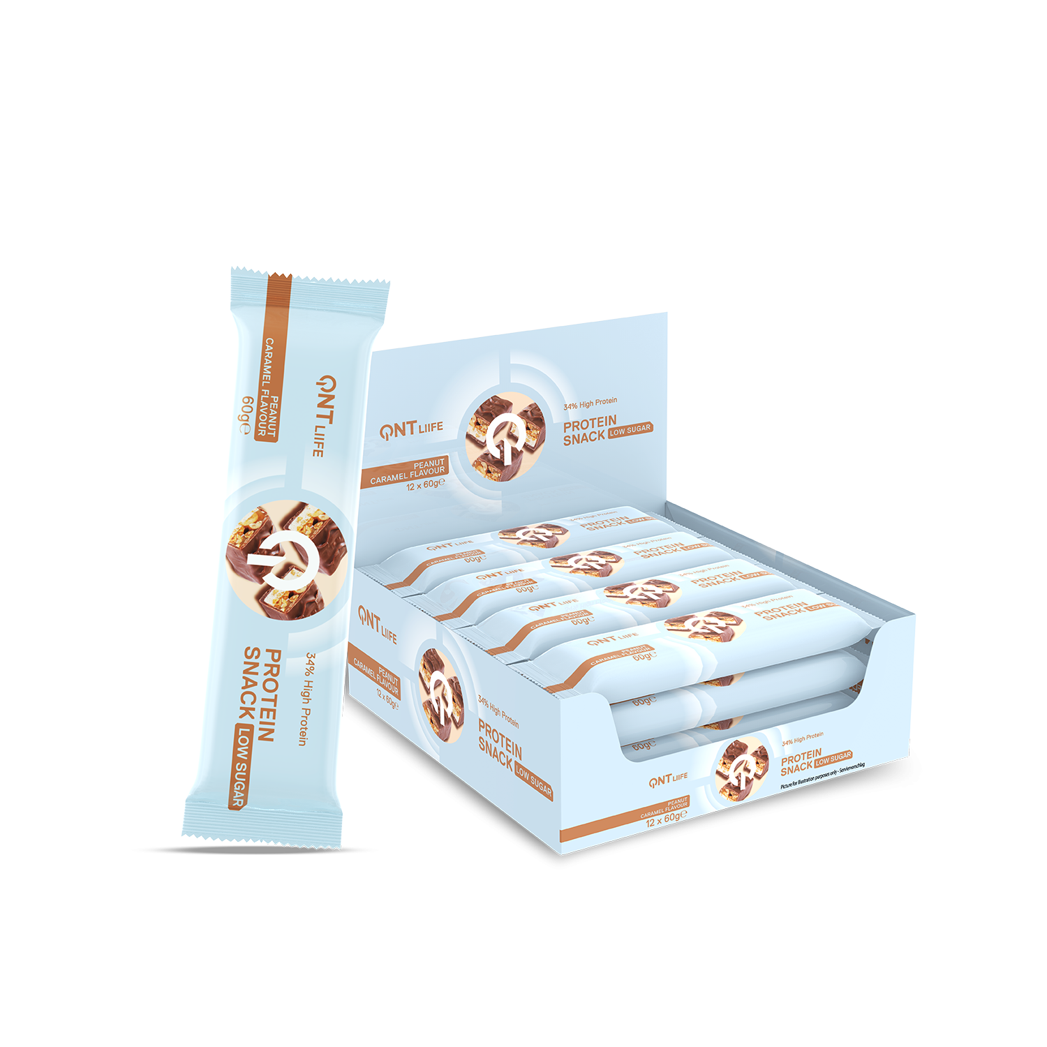 Protein Snack bar Peanut Caramel | 12 x 60 g