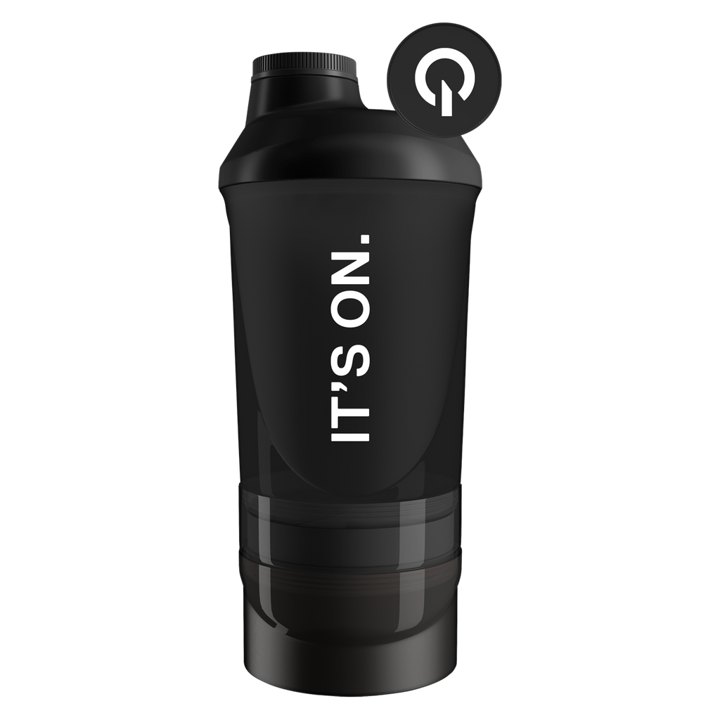 Shaker QNT IT'S ON black smoke | 600 ml + 350 ml