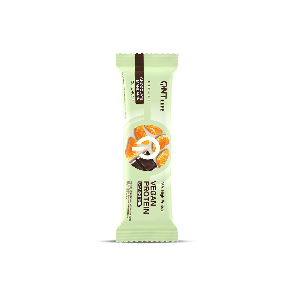 Vegan protein bar with L-Carnitine | 28 x 40 g