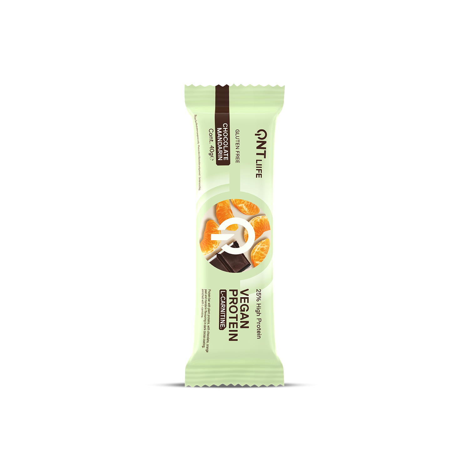 Vegan protein bar with L-Carnitine | 28 x 40 g