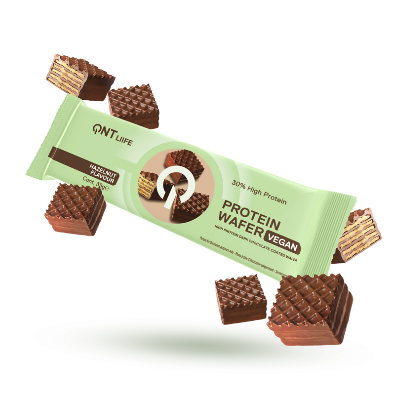 Vegan Protein wafer Hazelnut | 12 x 35 g